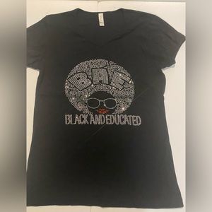 Funny Bae Black And Educated T-Shirt African American Apparel For Pro Black